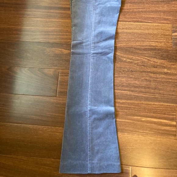 NWOT Theory Grey Corduroy Flare Pants - Picture 3 of 4